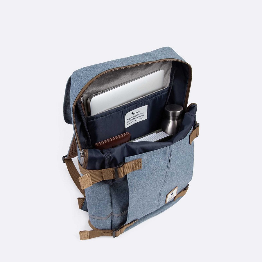 Wholesale FAGUO Blue Backpack Vegan