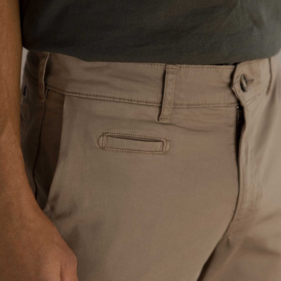 Wholesale FAGUO Light Beige Chinos Fitted Cut