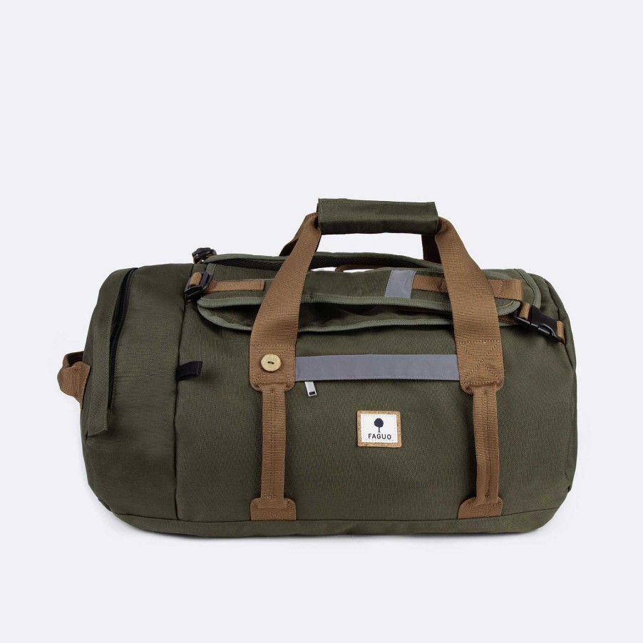 Clearance FAGUO Khaki Travel Bag Vegan