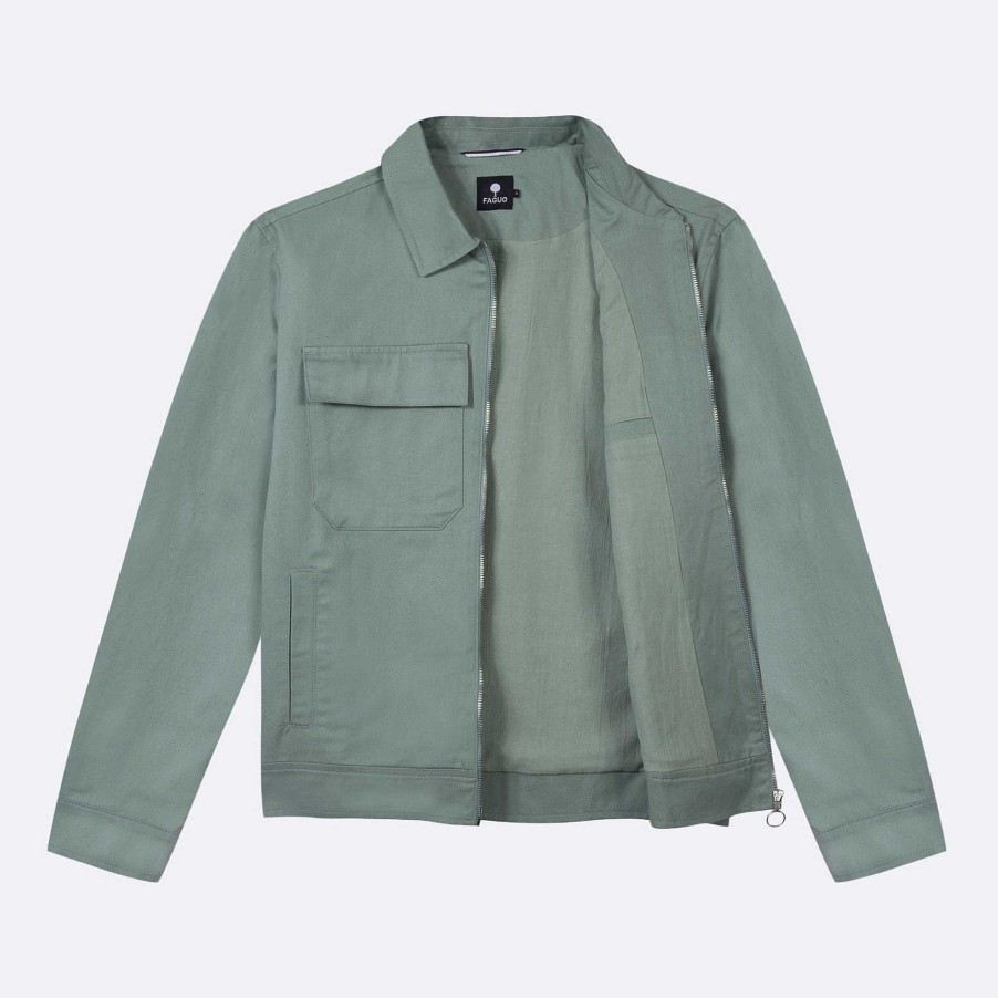 Clearance FAGUO Light Green Jacket