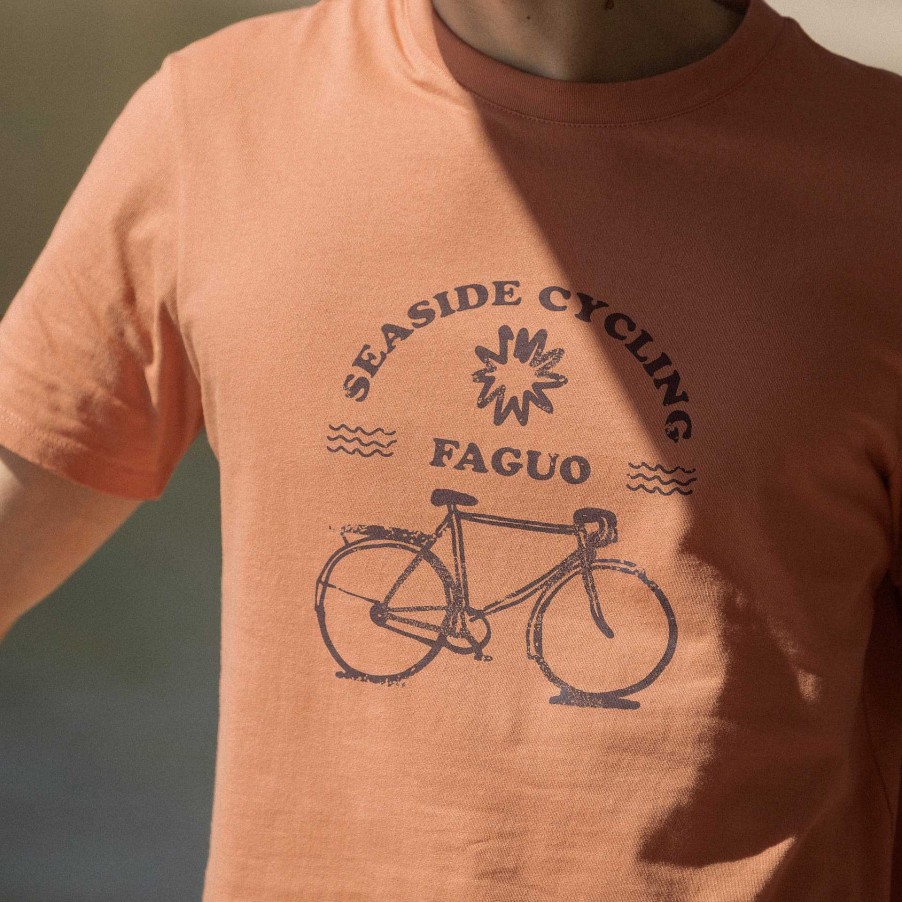 Wholesale FAGUO Orange T-Shirt Bike