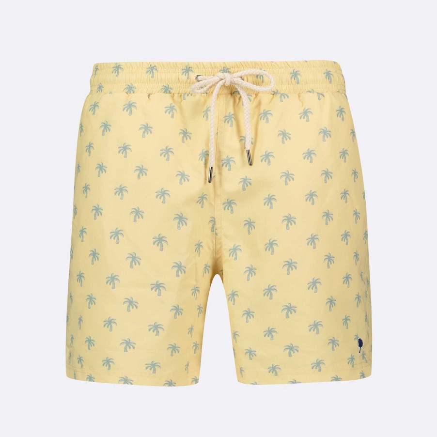 Hot FAGUO Light Yellow Bath Shorts