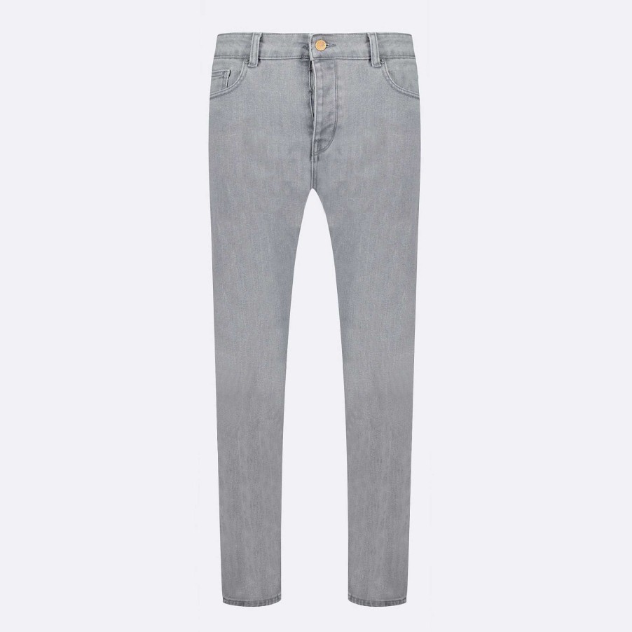 Clearance FAGUO Light Grey Jean Slim Cut