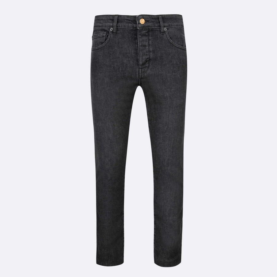 Clearance FAGUO Black Washed Jean Slim Cut