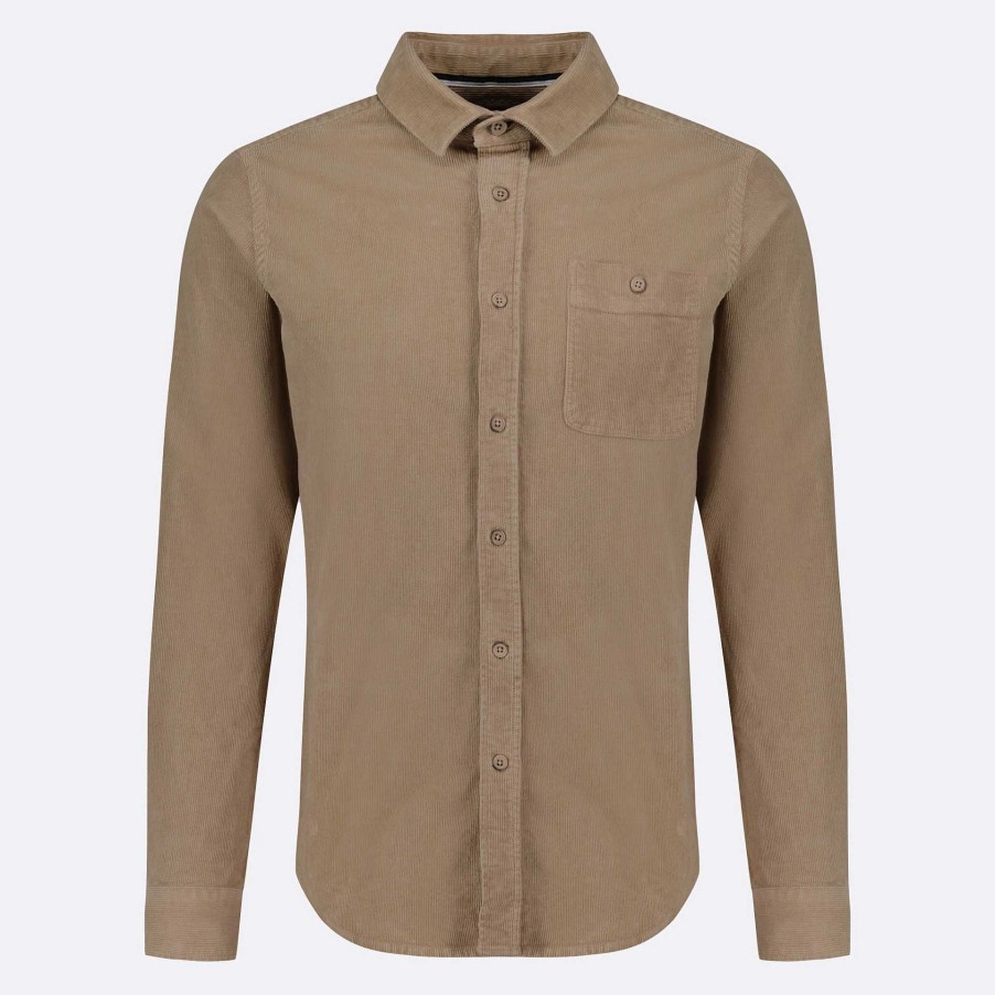 Online FAGUO Light Beige Classic Shirt