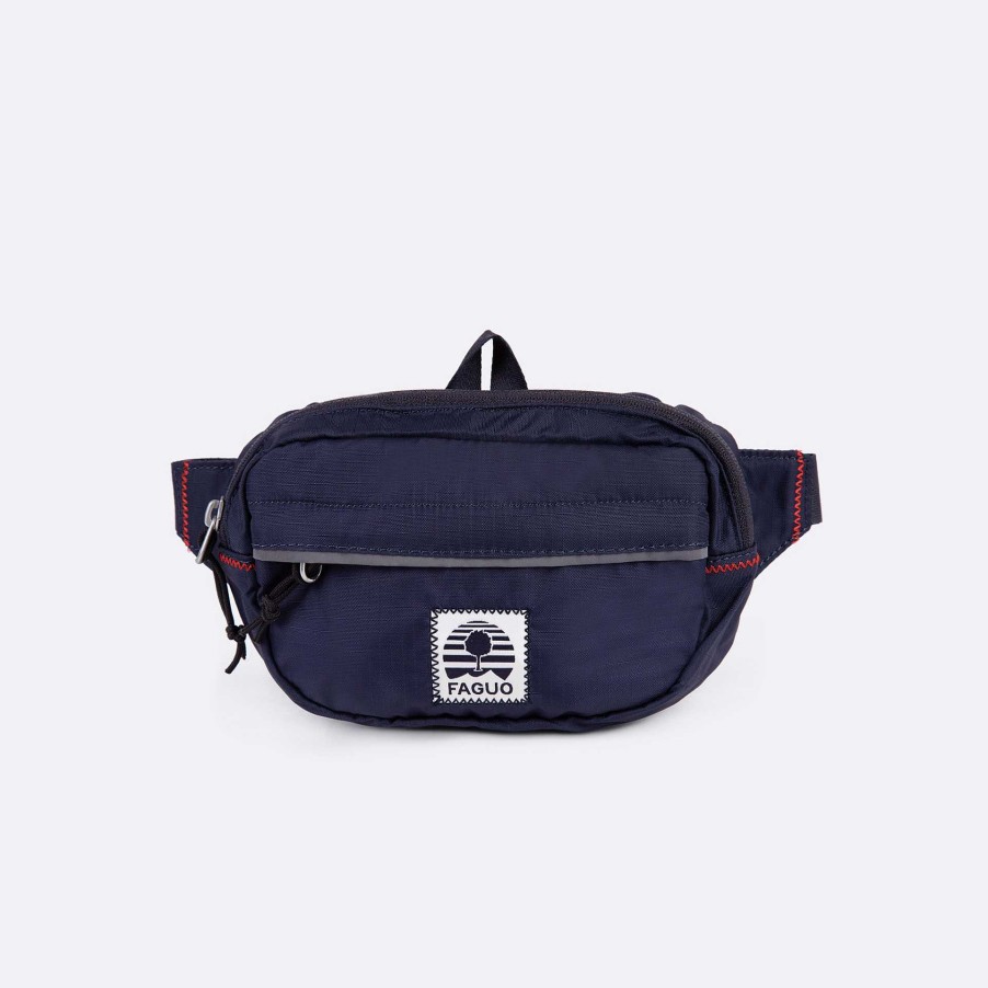 Clearance FAGUO Navy Blue Fanny Pack Vegan