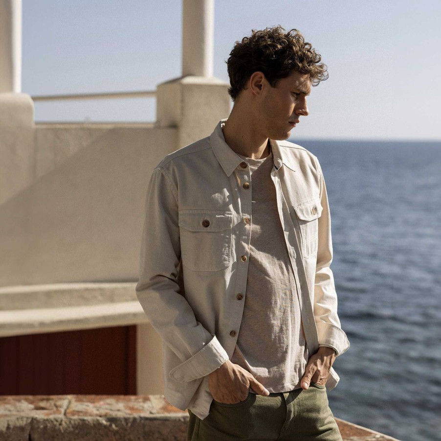 Online FAGUO Ecru Overshirt