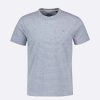 Hot FAGUO Ecru And Blue Round Neck T-Shirt