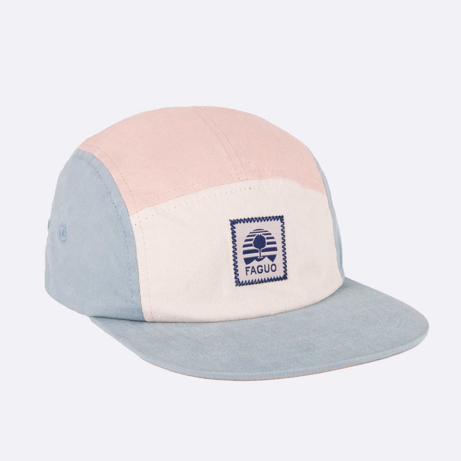 New FAGUO Blue & Light Pink Cap