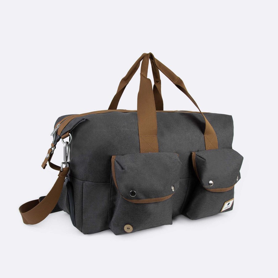 New FAGUO Grey Weekend Bag Vegan