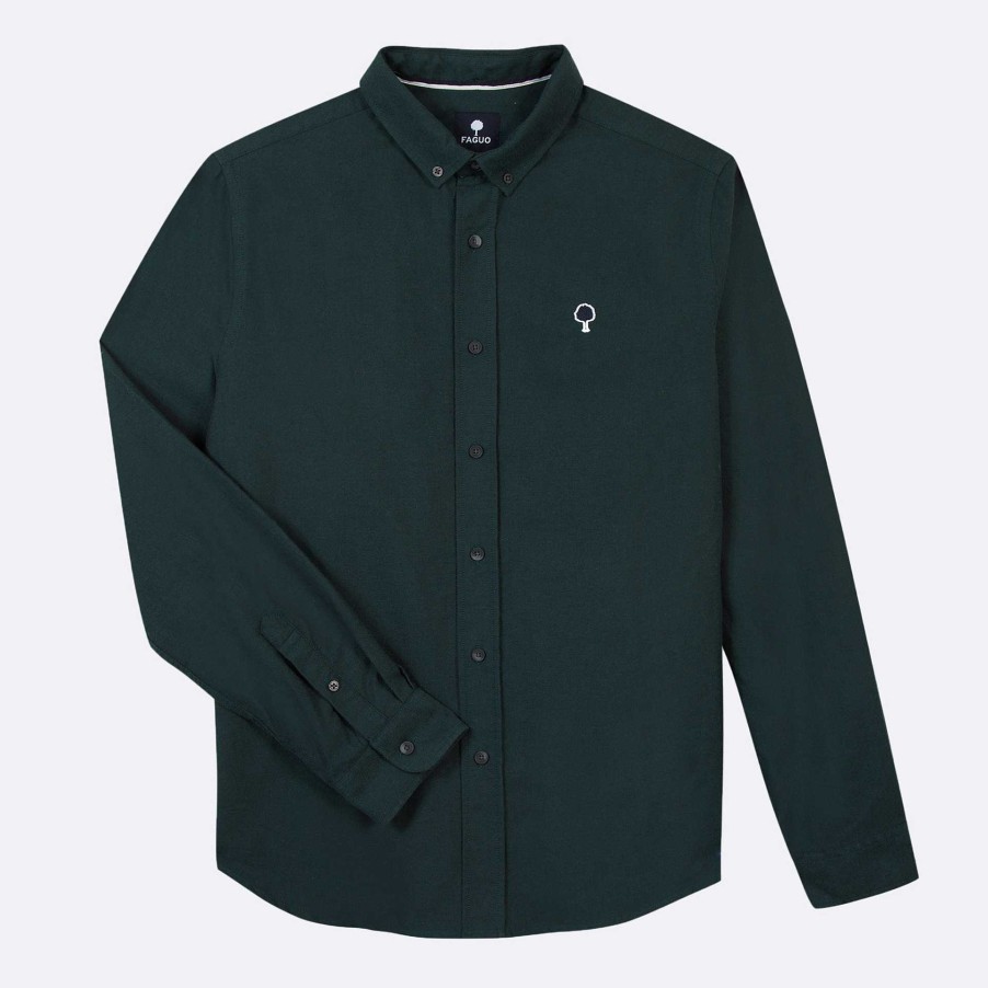 New FAGUO Dark Green Classic Shirt