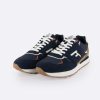 Hot FAGUO Navy Blue & Brown Runnings Vegan