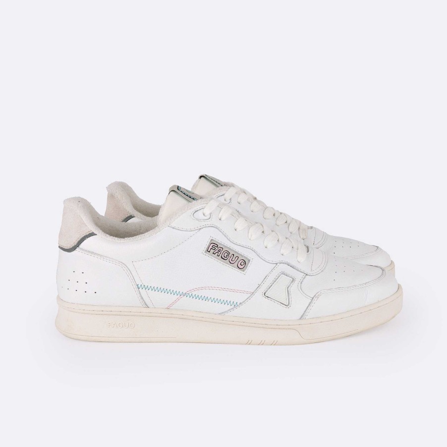 Best FAGUO White & Pinks Sneakers