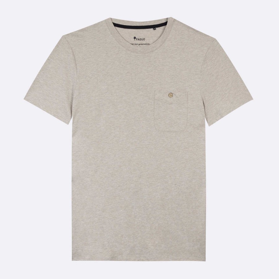 Online FAGUO Sand Melange T-Shirt