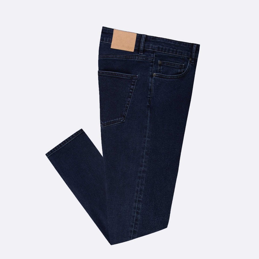 Clearance FAGUO Blue Black Jean Slim Cut