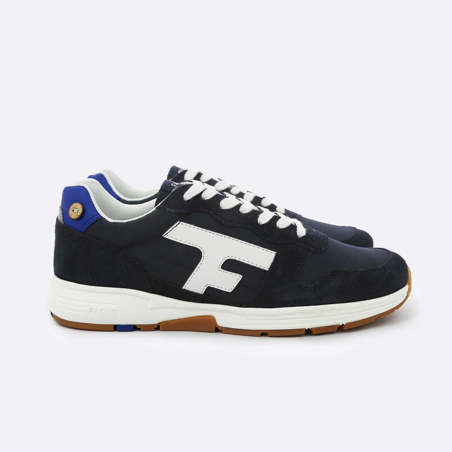 Hot FAGUO Navy And Blue And White Running