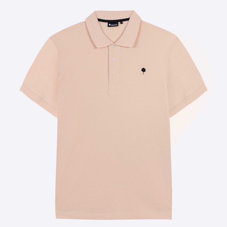 Online FAGUO Light Pink Polo Tree Embroidery