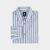 Best FAGUO Ecru & Light Blue Striped Shirt