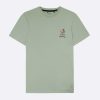 Hot FAGUO Light Green T-Shirt No-Pressure Embroidery