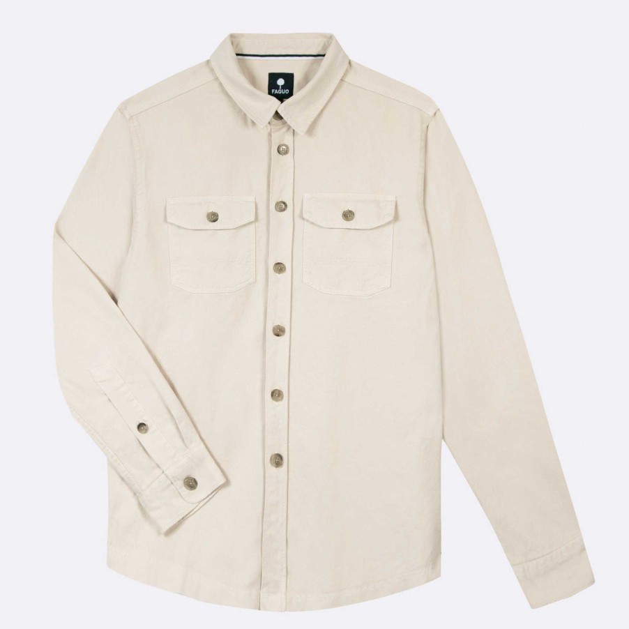 Online FAGUO Ecru Overshirt