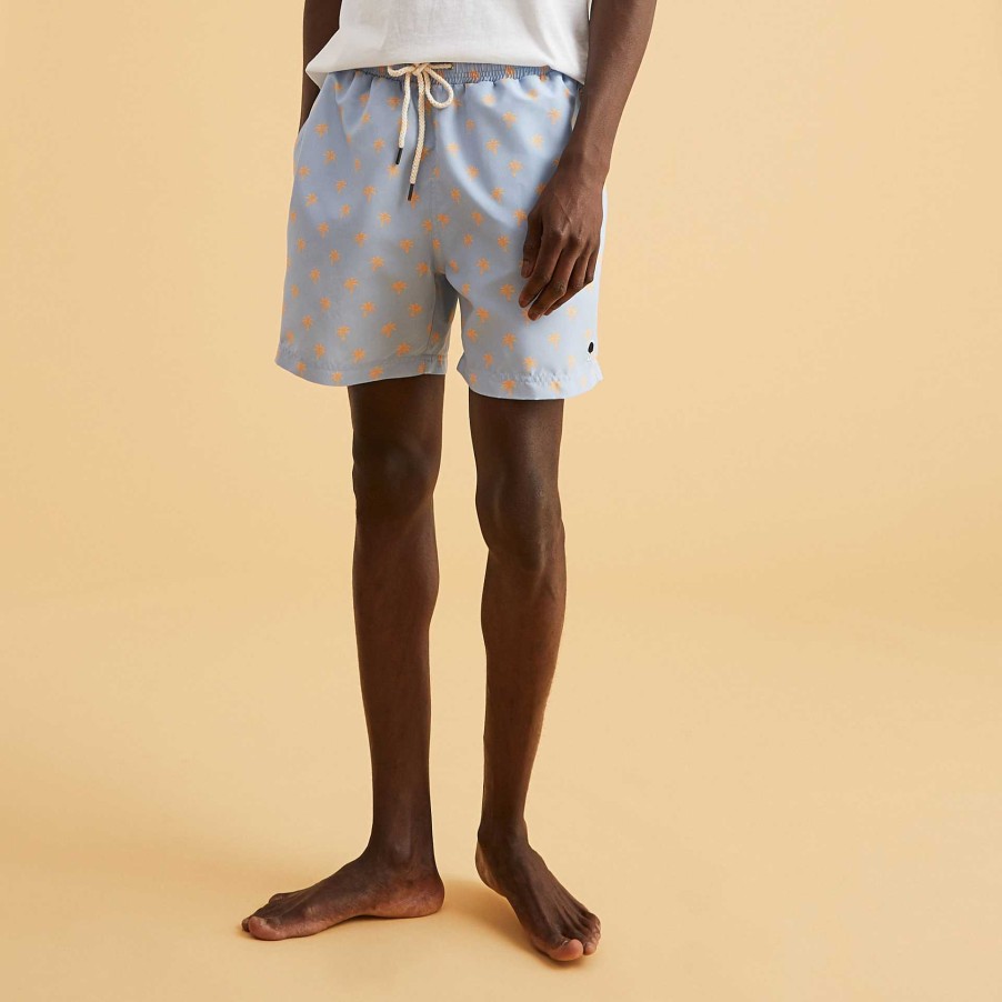 Hot FAGUO Sky Blue Bath Shorts