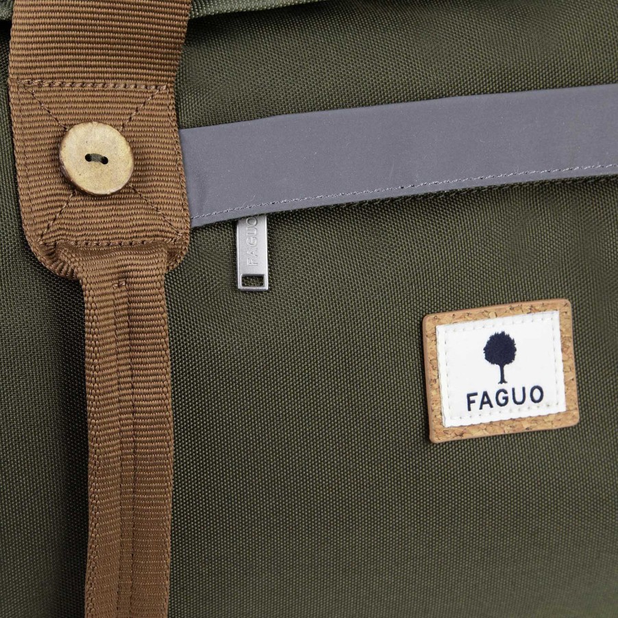 Clearance FAGUO Khaki Travel Bag Vegan