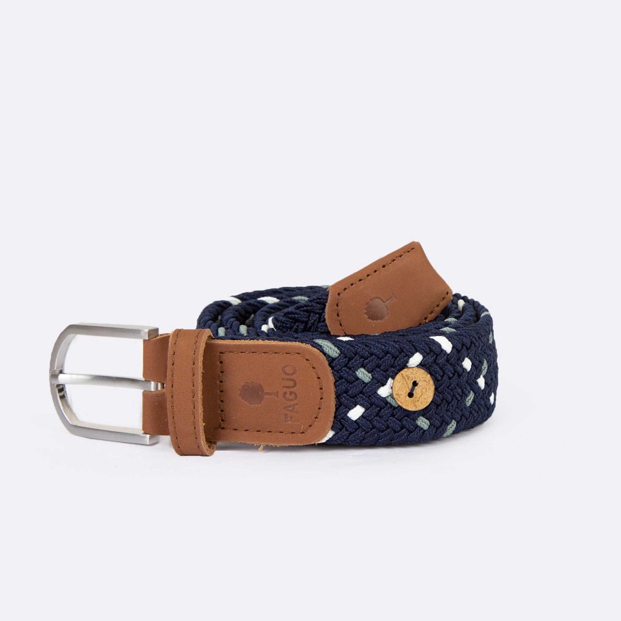 Wholesale FAGUO Navy & Ecru Belt