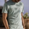 Clearance FAGUO Light Green Round Neck T-Shirt