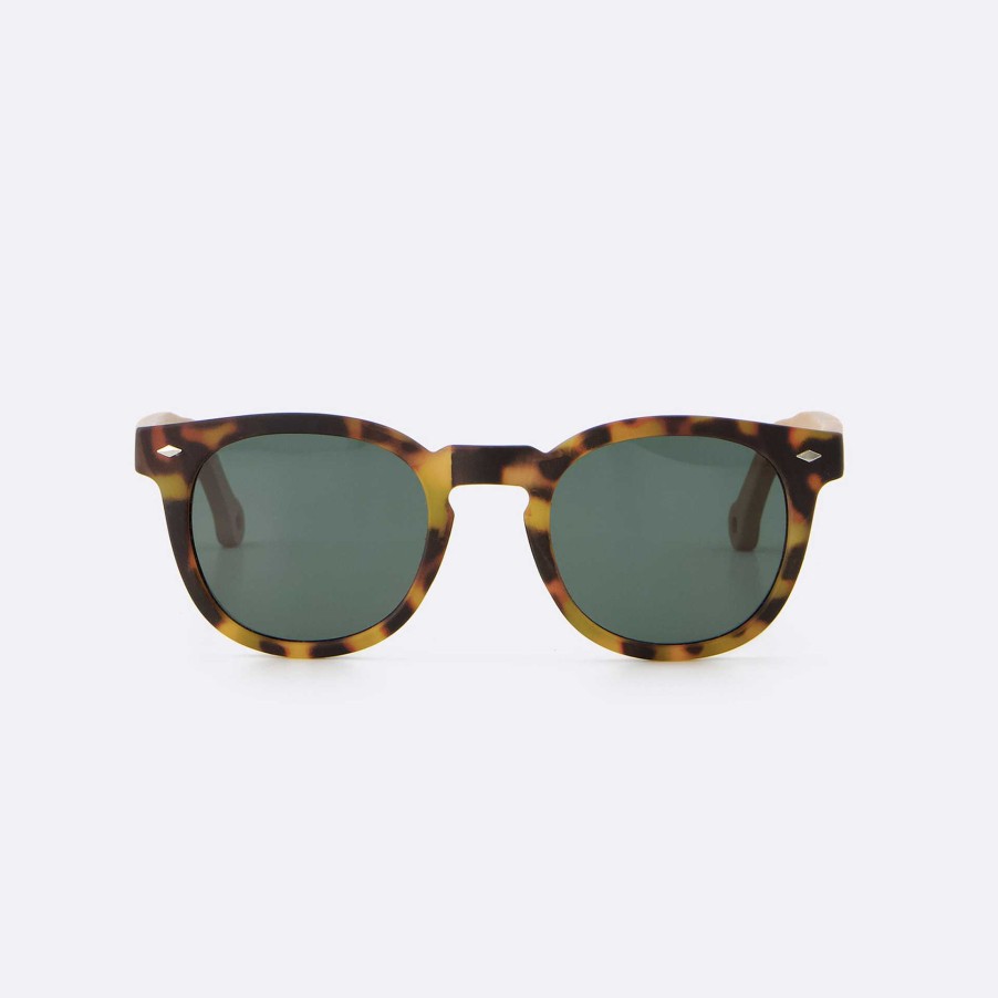 New FAGUO Dark Brown Sunglasses