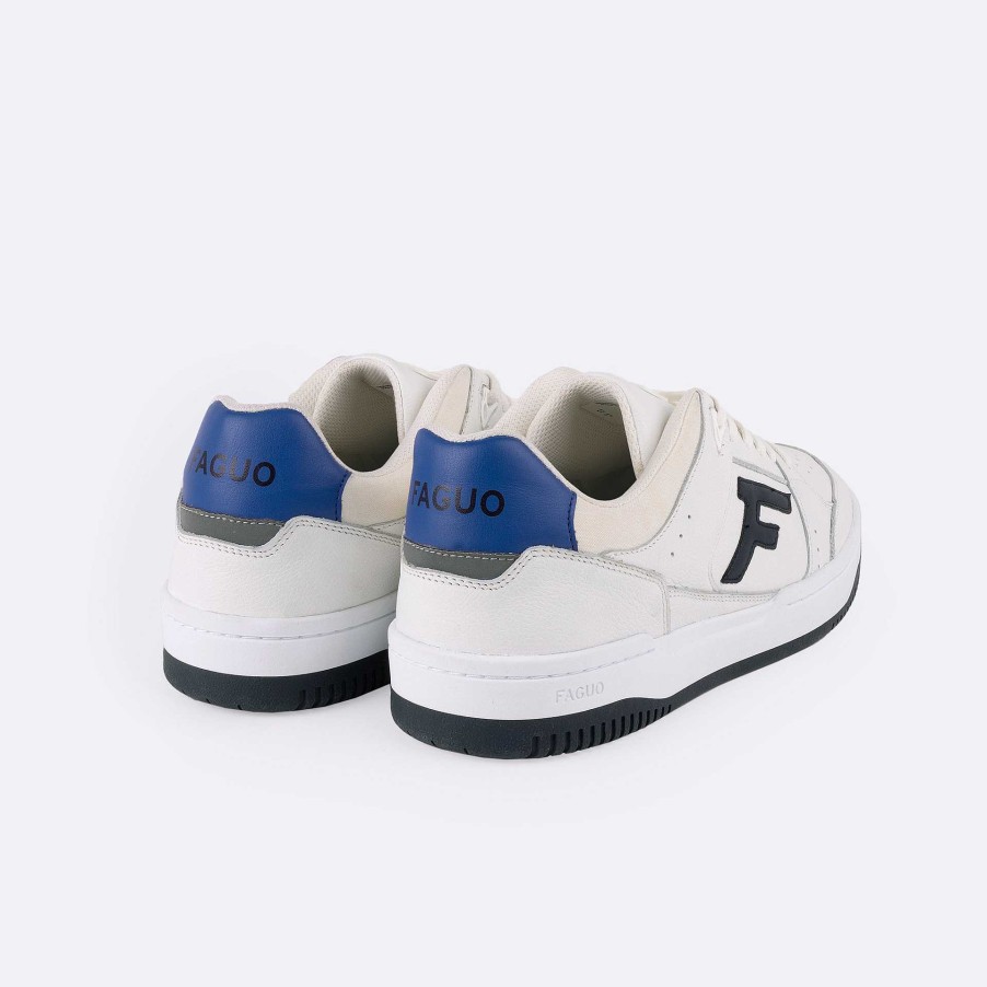 Clearance FAGUO White & Navy Blue Baskets