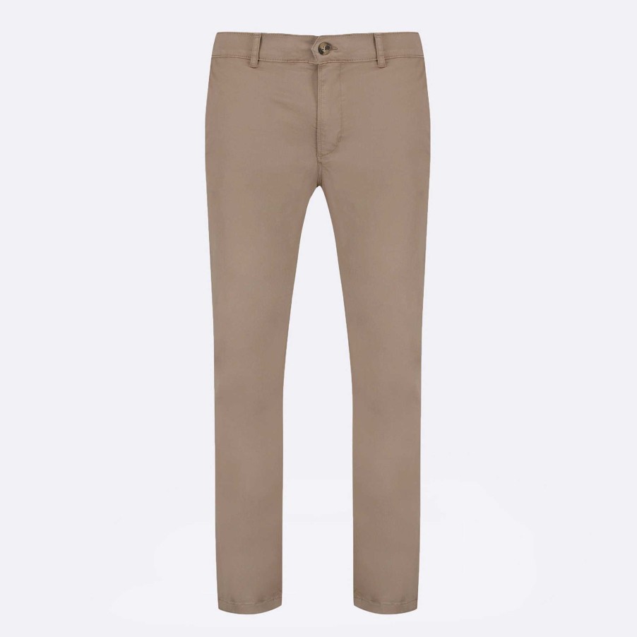 Wholesale FAGUO Light Beige Chinos Fitted Cut