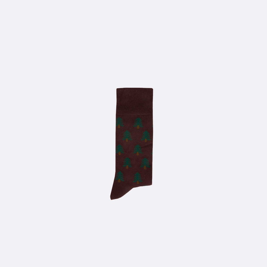 Clearance FAGUO Dark Green & Multicolor Socks