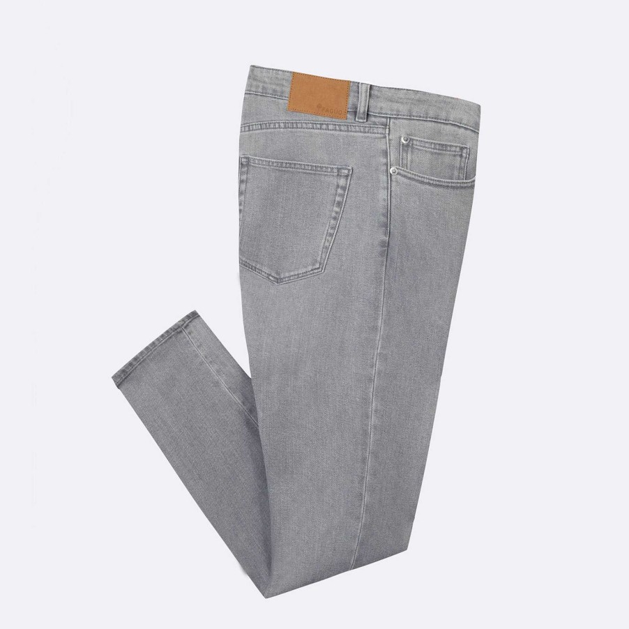 Clearance FAGUO Light Grey Jean Slim Cut