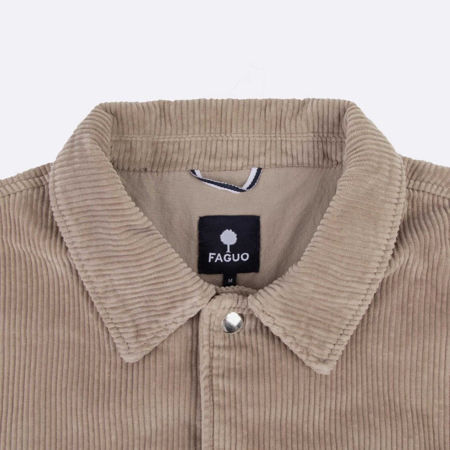 Online FAGUO Light Beige Button Jacket