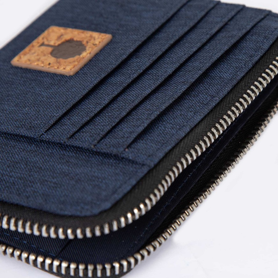 Wholesale FAGUO Dark Navy Melange Wallet