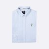 Best FAGUO Off-White And Blue Striped Shirt