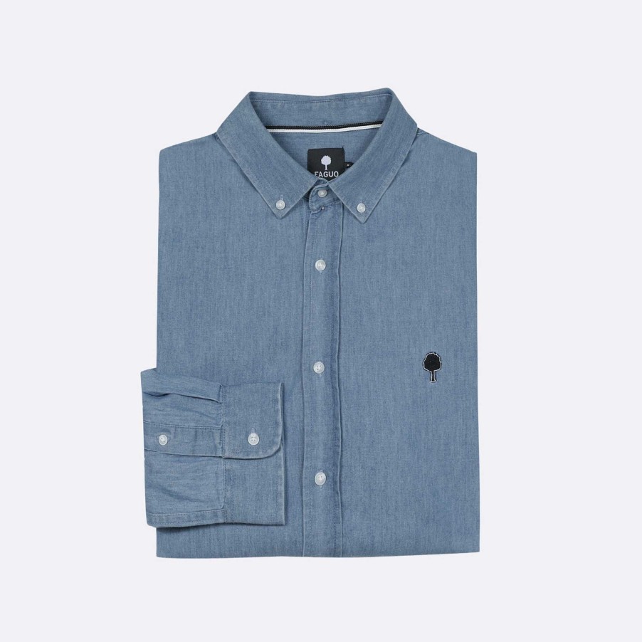 Best FAGUO Denim Classic Shirt