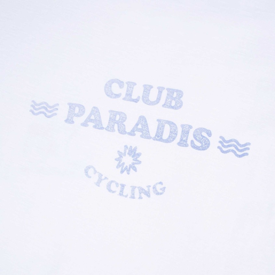 New FAGUO White T-Shirt Club Paradis