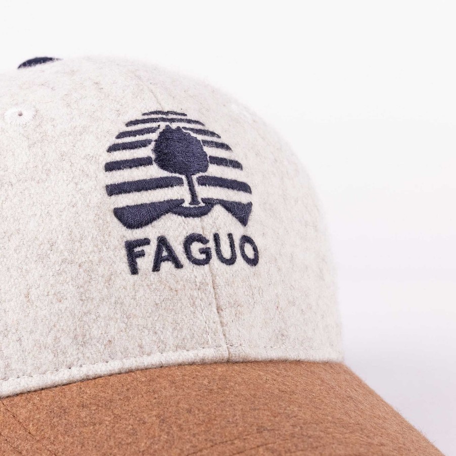 Online FAGUO Navy & Cognac Cap